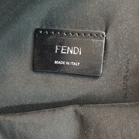 FENDI Monster Vocabulary Blue Nylon Backpack Bag NEW main image 8